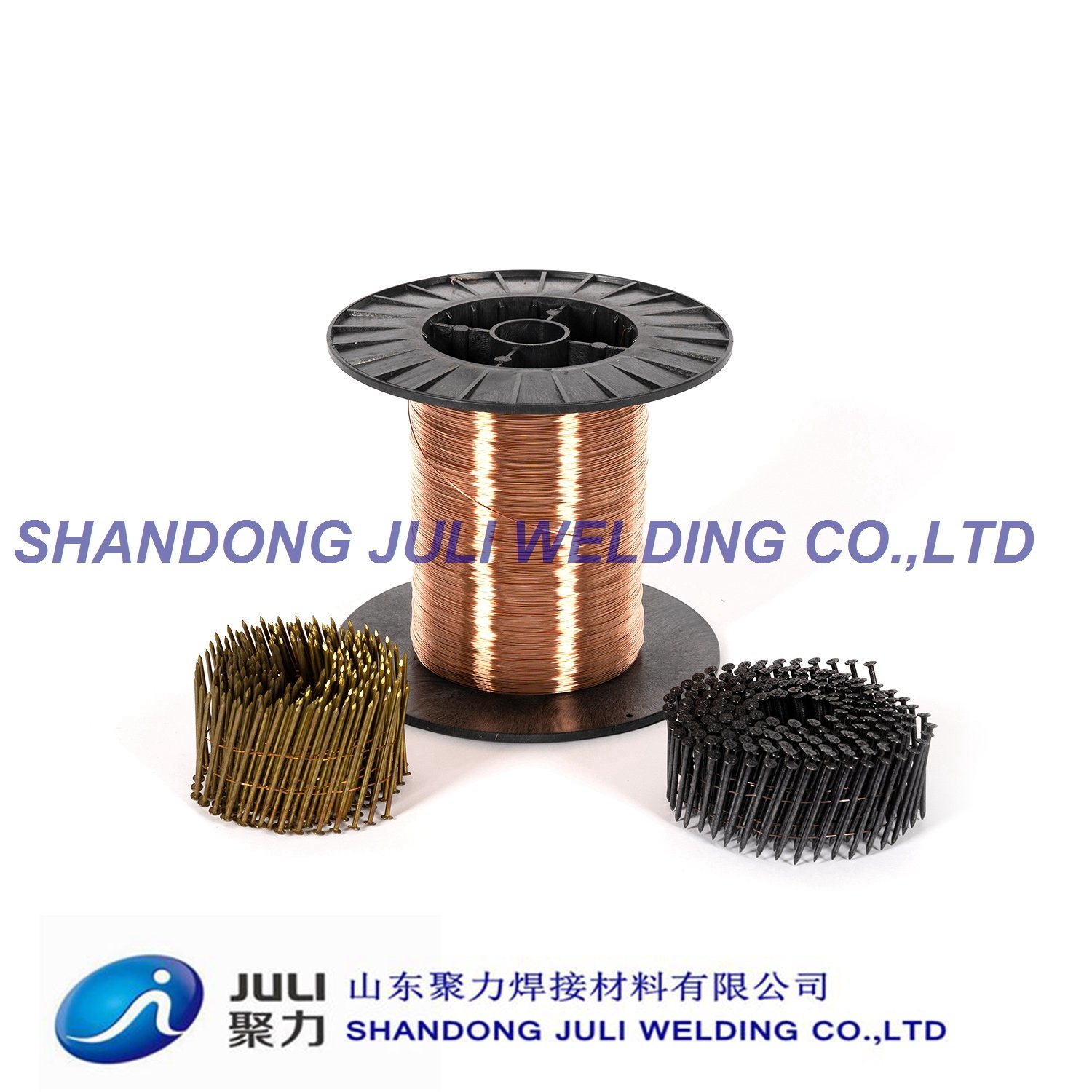 Building Material Collated Copper Coated Coil Nail Welding Wire with Stainless Steel Ce Certificate