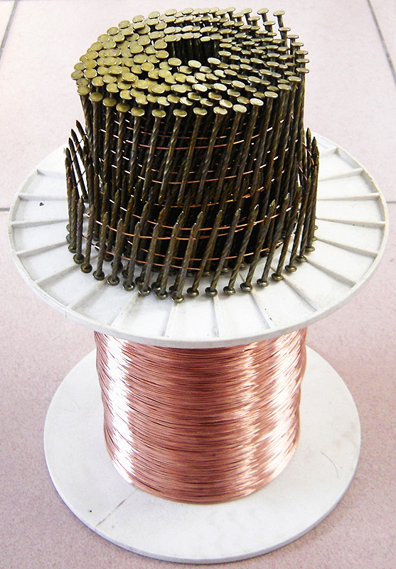 Copper Wire for Coil Nail, Welding Wire, 0.7/0.6/0.8mm